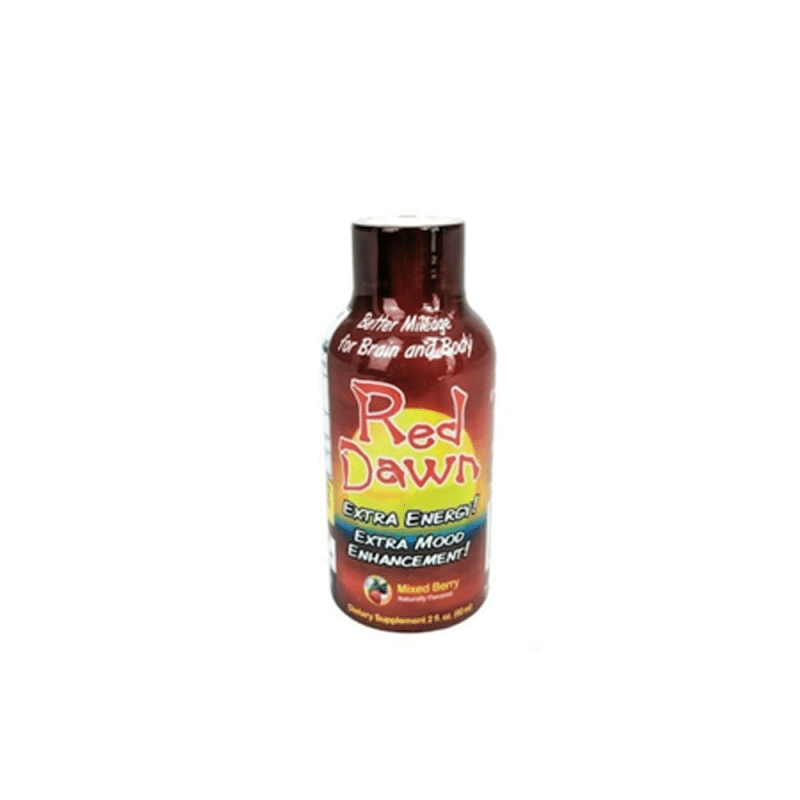 Red Dawn Extra Energy & Mood 2oz Shots Mixed Berry (12 pack)